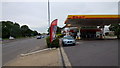 Shell station by the Redbridge Road