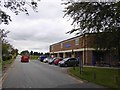 The guardroom building at the exit to Hemswell antiques