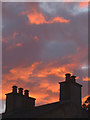 SD4972 : Vivid evening sky over Warton by Karl and Ali
