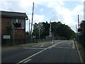 Level crossing near Metheringham Railway Station