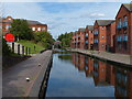 Houses along the canal in Bordesley, Birmingham