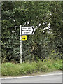 Roadsign on the A129 Crays Hill