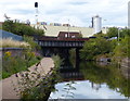 Saltley Railway bridges crossing the canal