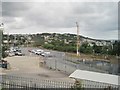 SS6595 : View from a Swansea-Carmarthen train - part of Landore railway works by Nigel Thompson