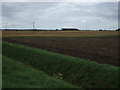 Drain and farmland, Walcott Fen