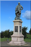 NS3139 : Robert Burns Statue, Irvine by Leslie Barrie