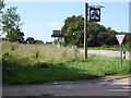 Thakeham village sign by Coolham Road