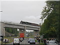 NT3265 : The Royal Train crosses Hardengreen Roundabout by M J Richardson