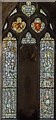 SK8172 : Medieval stained glass window, St Gregory's church, Fledborough by Julian P Guffogg