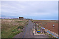 TM3236 : Sea wall and Martello Tower, Old Felixstowe by Roger Jones