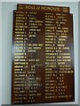 St Mark, Wyke: Roll of Honour