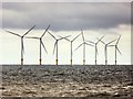 SJ2299 : Burbo Bank Offshore Wind Farm by David Dixon