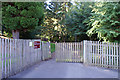 NT5015 : Pedestrian entrance to Wilton Primary School by Richard Dorrell