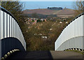 Footbridge across the A46