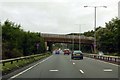 Station Road crosses the A55