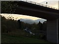 Dusk below the A66