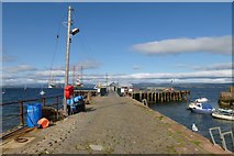 NH7867 : Cromarty Pier by DS Pugh