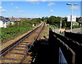 Island Line north from Lake towards Sandown