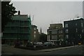 TQ3481 : View of the spire of Christ Church Spitalfields from Hanbury Street by Robert Lamb