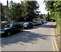 Unnamed road towards a school and car park, Warminster