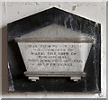 TL2842 : St Peter & St Paul, Steeple Morden - Wall monument by John Salmon