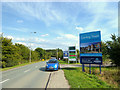 Signs for new housing development off Rectory Lane