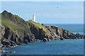 SX8237 : The lighthouse at Start Point, Devon by Edmund Shaw