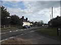 High Road at the junction of Gobions Lane, Stapleford