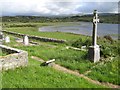 L6458 : Cemetery and Loch Bhaile na Cille by Jonathan Wilkins