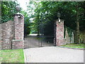 Gates on driveway to Ightham Court