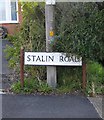 Street-name sign, Stalin Road