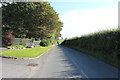 Road to Middlemuir Caravan Park