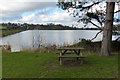 Picnic bench at Thornton Reservoir