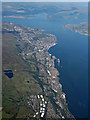NS3373 : The Firth of Clyde from the air by Thomas Nugent