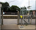 SZ5984 : Platform information, Sandown railway station by Jaggery