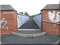 Railway footbridge, near Marsh Lane, Leeds