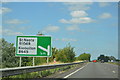 Approaching the St Neots turning, A1