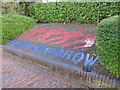 Brick & tile display of Taylor Woodrow logo