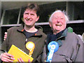 Party Agents at the Polling Station at Goldfield School, Tring