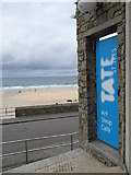 SW5140 : Sign at the entrance to Tate St Ives by Rod Allday