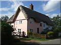 Thatched cottages, Thornham Parva