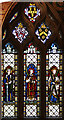 Holy Trinity, Hildersham - Stained glass window