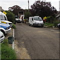 SZ5690 : Blocked Church Road, Havenstreet, Isle of Wight by Jaggery