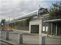 TQ4280 : London City Airport DLR station by Nigel Thompson