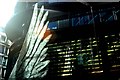 View of the feather sculpture reflected in 60 Threadneedle Street