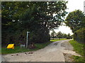 TQ0199 : Martintop Farm access driveway, near Chenies by Malc McDonald
