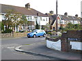 Looking from Shandon Way into Shandon Road