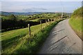 Country road near Allt Rhiw