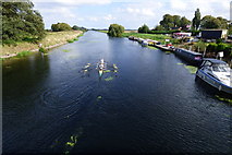 TF2647 : River Witham on Boston Rowing Marathon Day by Clive Nicholson