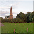 TL6905 : Looking to St Mary's Church, Widford by Roger Jones